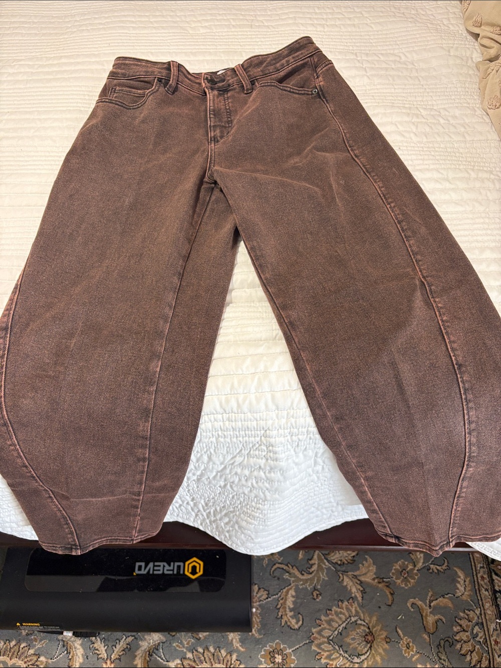 Time and Tru barrel jeans. Brown with pinkish tint. Sz8